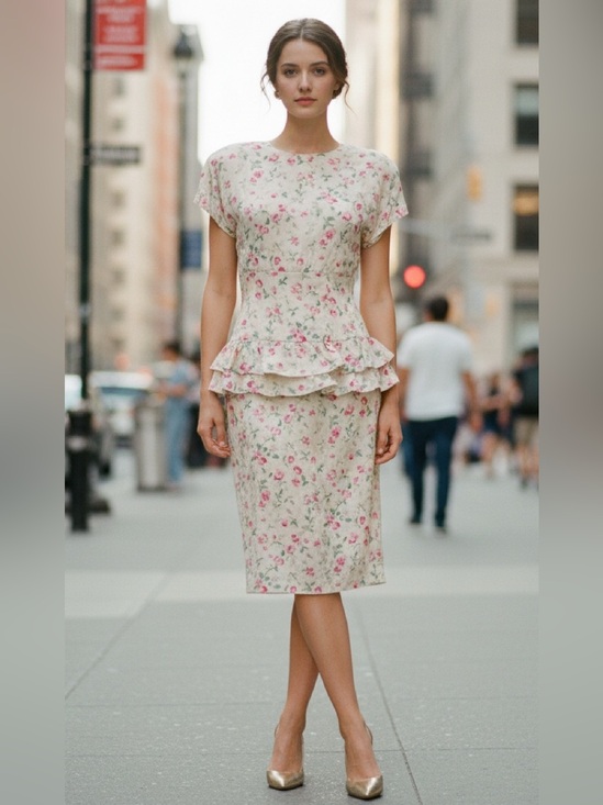 Vintage Dresses & Skirts - Royce Thomson Vintage 100% silk dress.